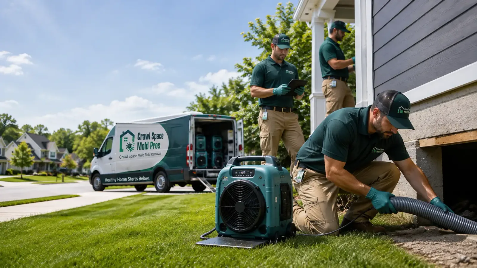 Crawl Space Mold Removal in Cosmopolis, WA